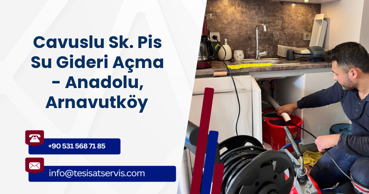 Cavuslu Sk. Pis Su Gideri Açma - Anadolu, Arnavutköy