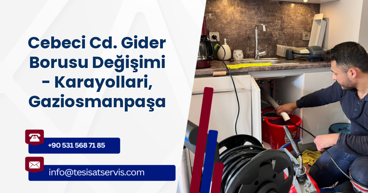 Cebeci Cd. Gider Borusu Değişimi - Karayollari, Gaziosmanpaşa