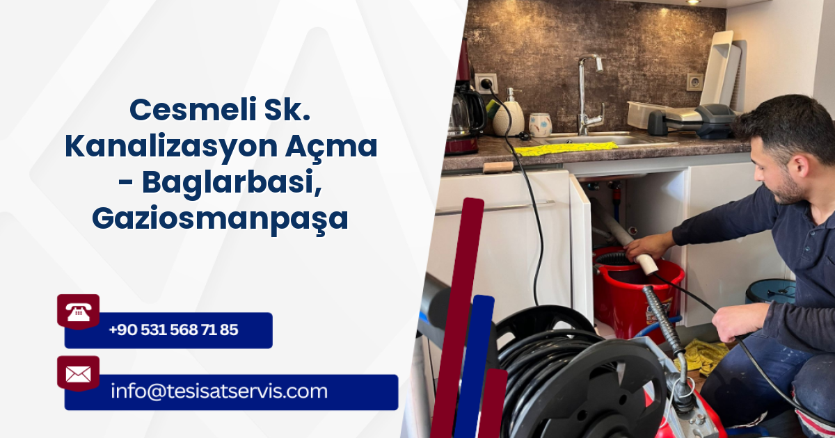 Cesmeli Sk. Kanalizasyon Açma - Baglarbasi, Gaziosmanpaşa