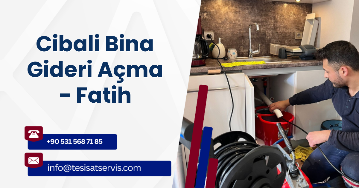 Cibali Bina Gideri Açma - Fatih
