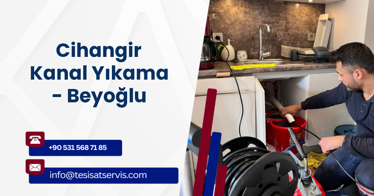 Cihangir Kanal Yıkama - Beyoğlu