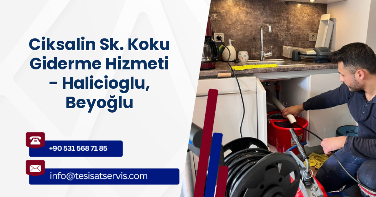 Ciksalin Sk. Koku Giderme Hizmeti - Halicioglu, Beyoğlu