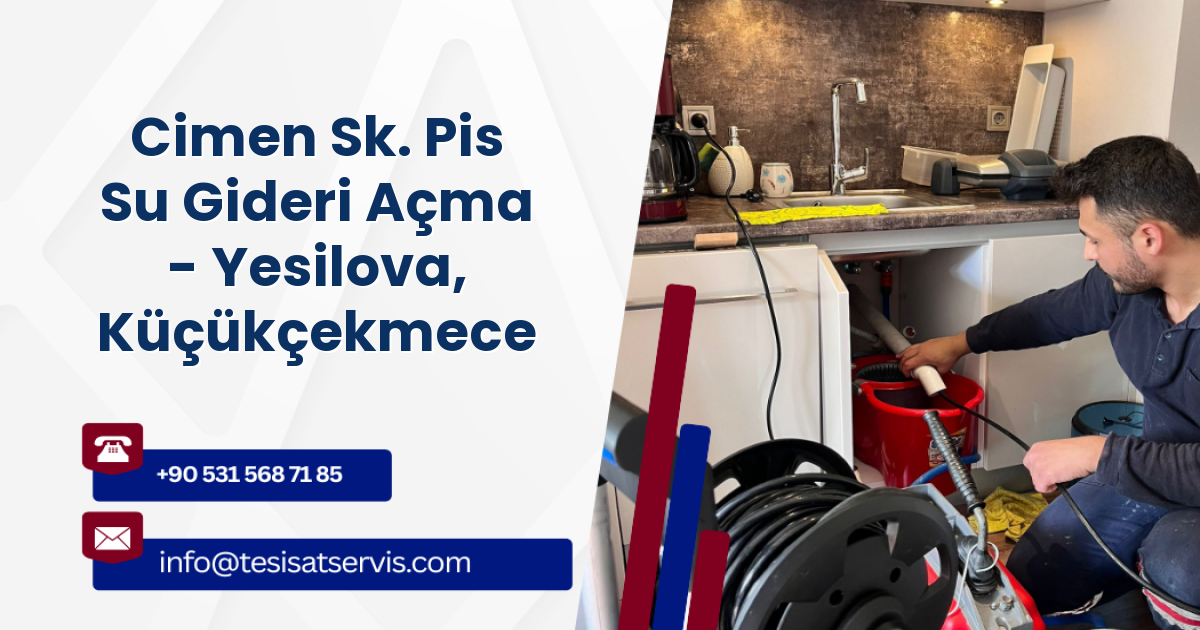 Cimen Sk. Pis Su Gideri Açma - Yesilova, Küçükçekmece