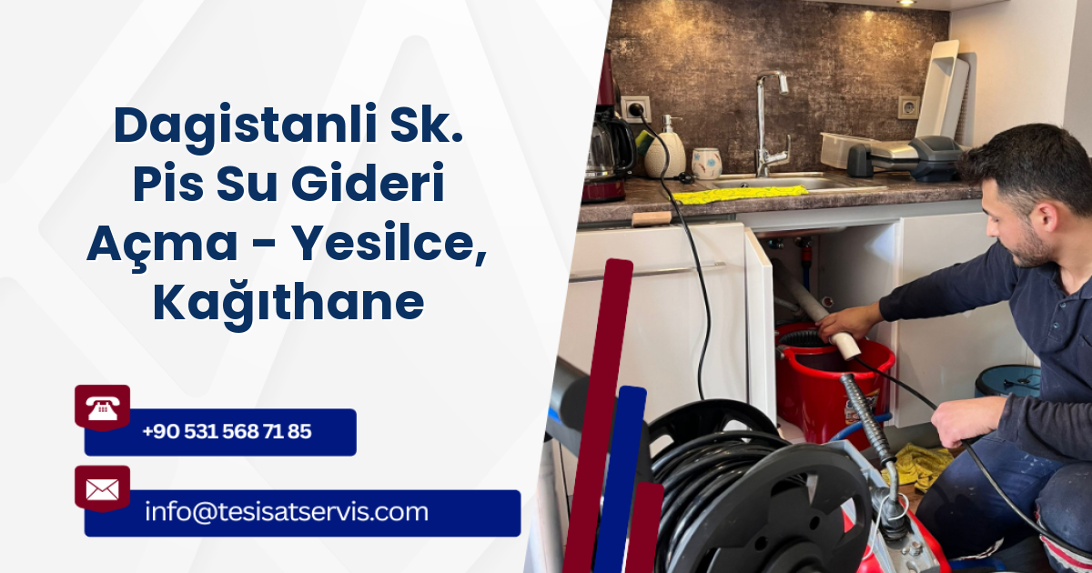 Dagistanli Sk. Pis Su Gideri Açma - Yesilce, Kağıthane