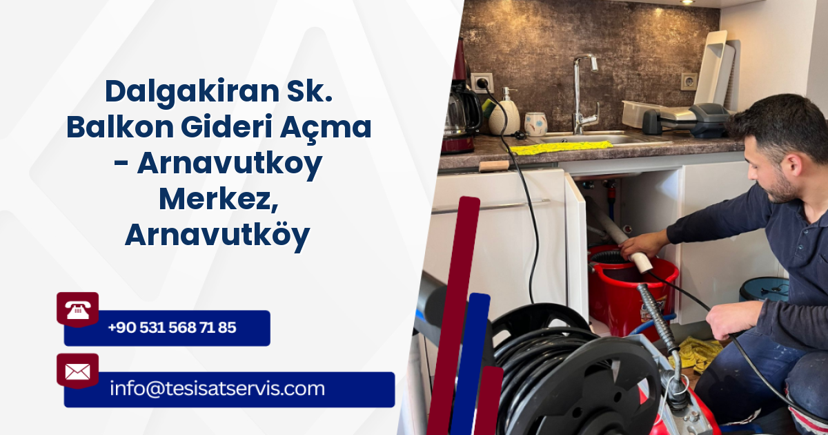 Dalgakiran Sk. Balkon Gideri Açma - Arnavutkoy Merkez, Arnavutköy