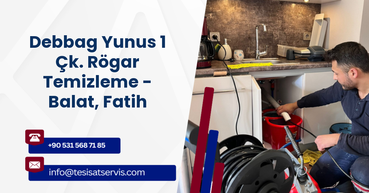 Debbag Yunus 1 Çk. Rögar Temizleme - Balat, Fatih