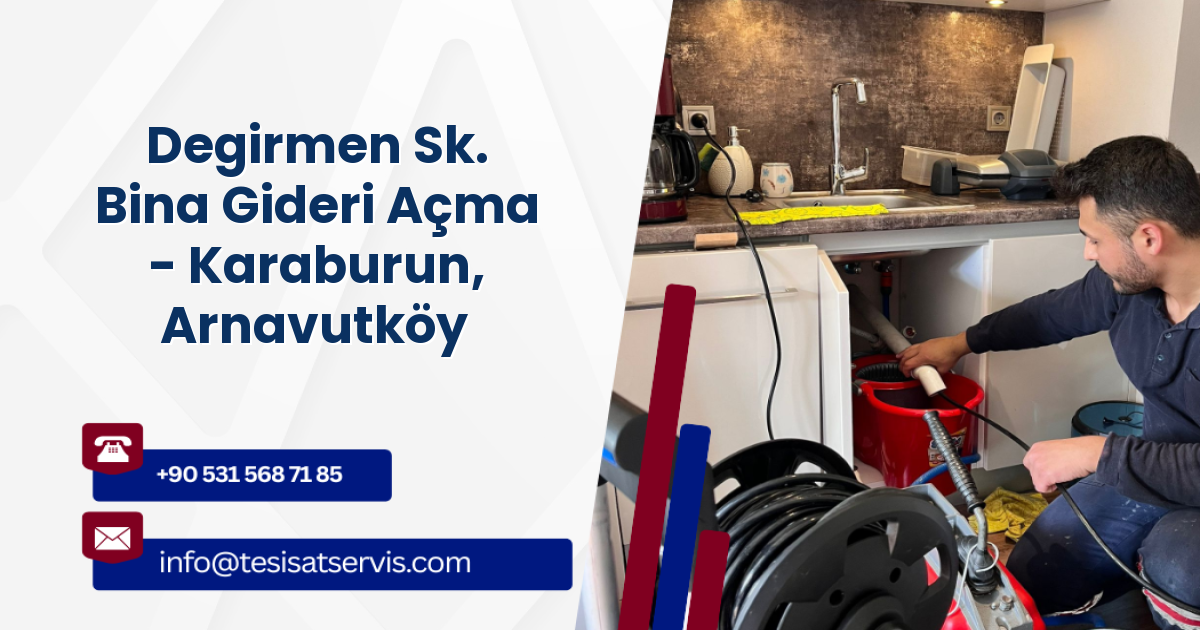 Degirmen Sk. Bina Gideri Açma - Karaburun, Arnavutköy