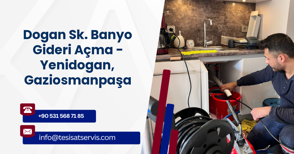 Dogan Sk. Banyo Gideri Açma - Yenidogan, Gaziosmanpaşa