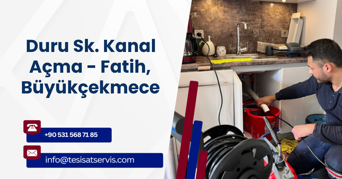 Duru Sk. Kanal Açma - Fatih, Büyükçekmece