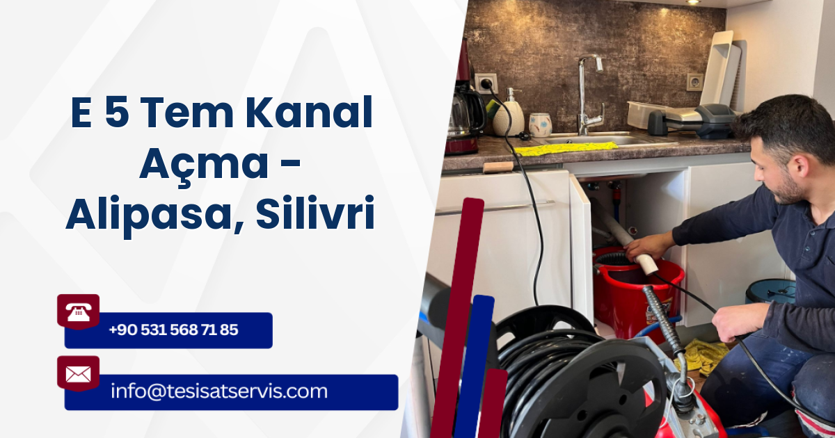 E 5 Tem Kanal Açma - Alipasa, Silivri