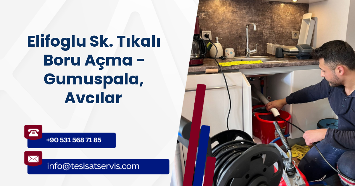 Elifoglu Sk. Tıkalı Boru Açma - Gumuspala, Avcılar