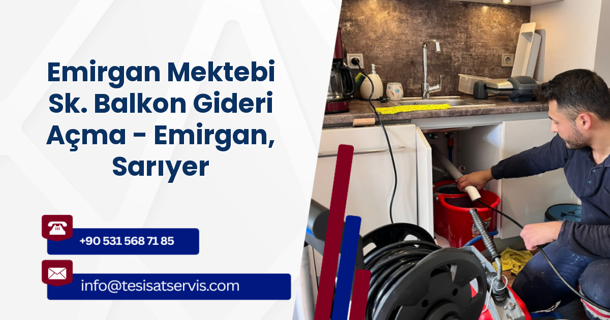 Emirgan Mektebi Sk. Balkon Gideri Açma - Emirgan, Sarıyer