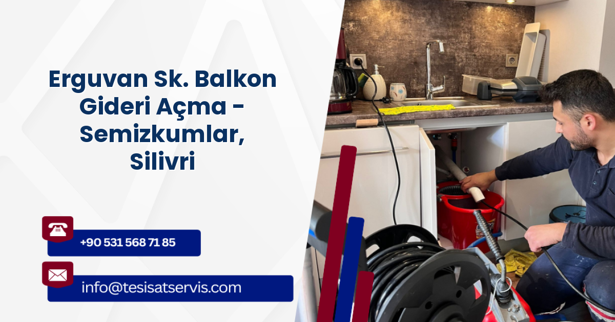 Erguvan Sk. Balkon Gideri Açma - Semizkumlar, Silivri