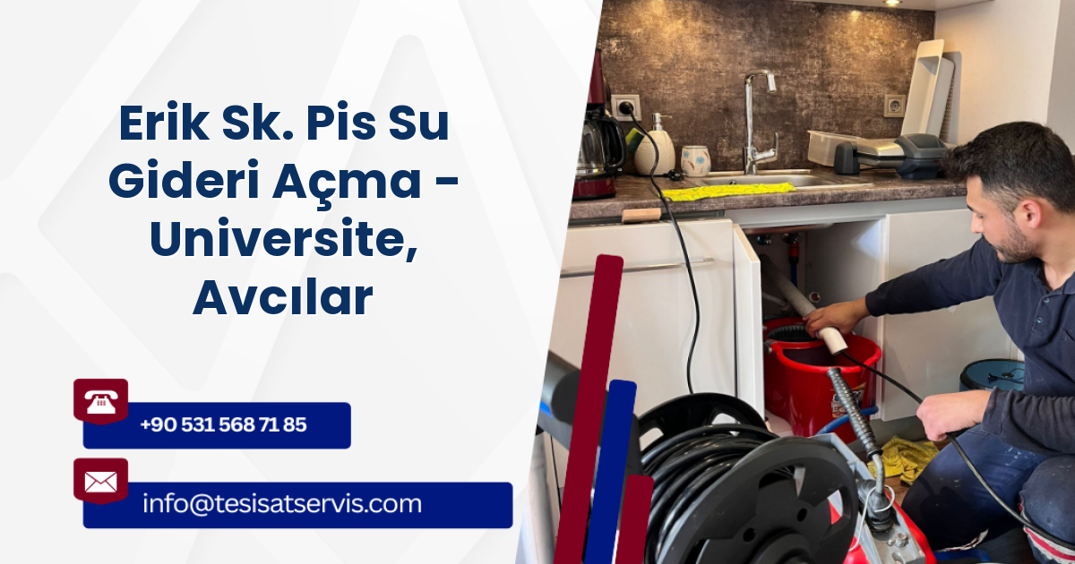 Erik Sk. Pis Su Gideri Açma - Universite, Avcılar