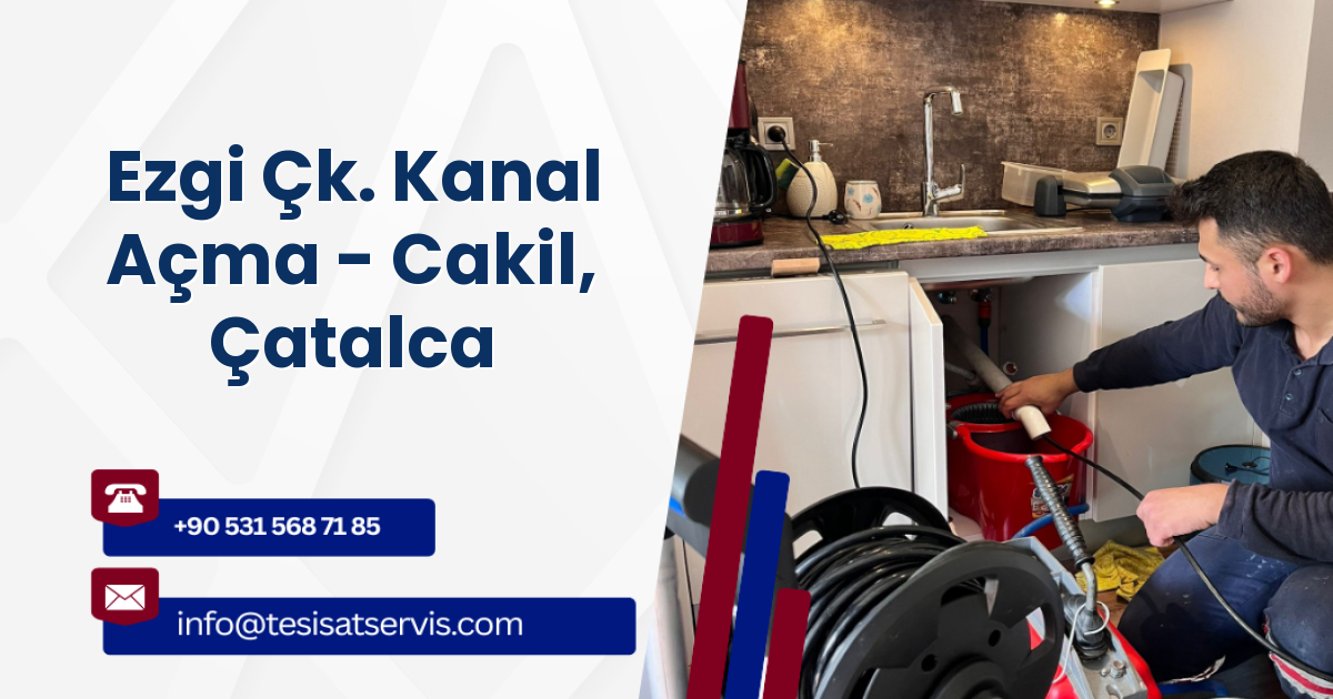 Ezgi Çk. Kanal Açma - Cakil, Çatalca