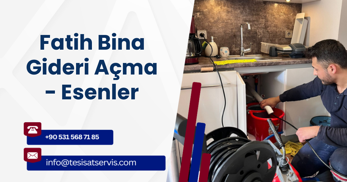 Fatih Bina Gideri Açma - Esenler