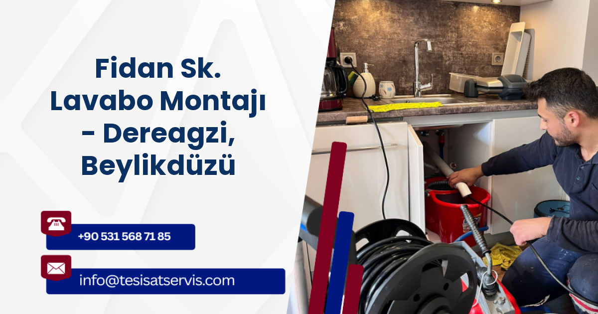 Fidan Sk. Lavabo Montajı - Dereagzi, Beylikdüzü