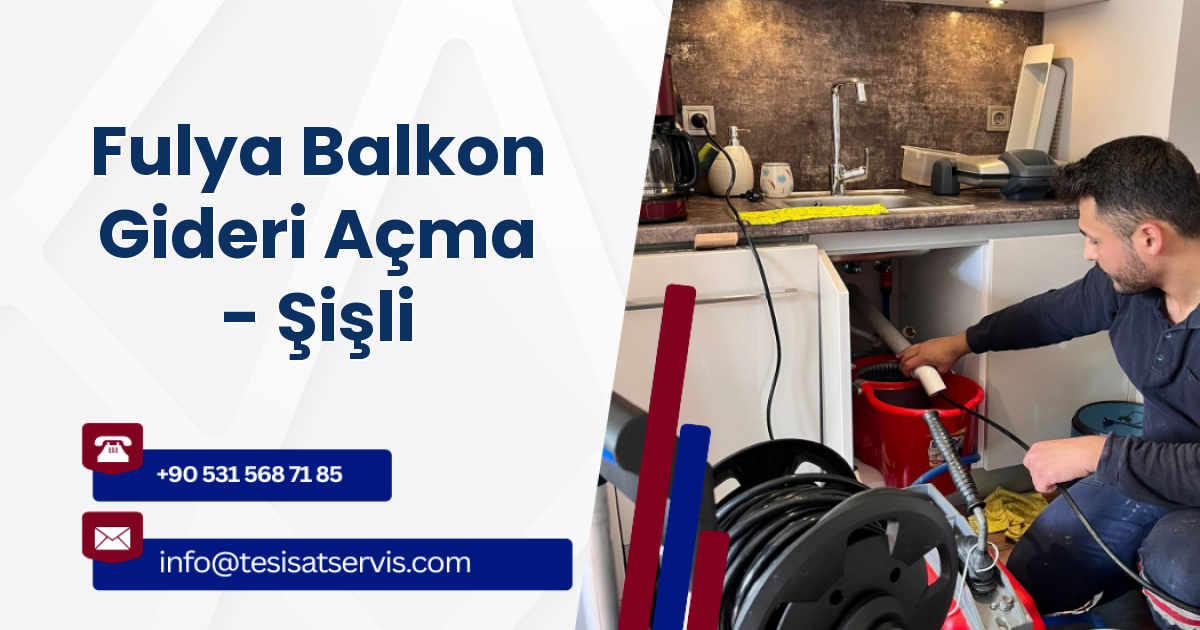 Fulya Balkon Gideri Açma - Şişli