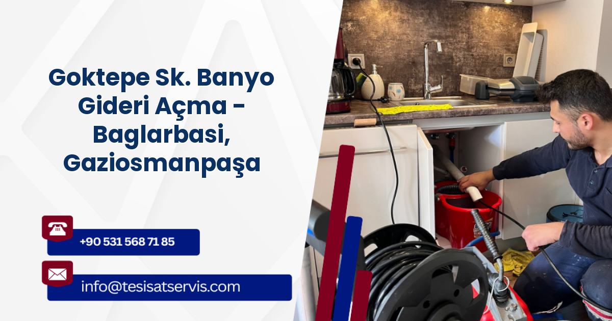 Goktepe Sk. Banyo Gideri Açma - Baglarbasi, Gaziosmanpaşa