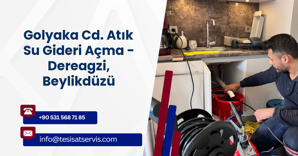 Golyaka Cd. Atık Su Gideri Açma - Dereagzi, Beylikdüzü