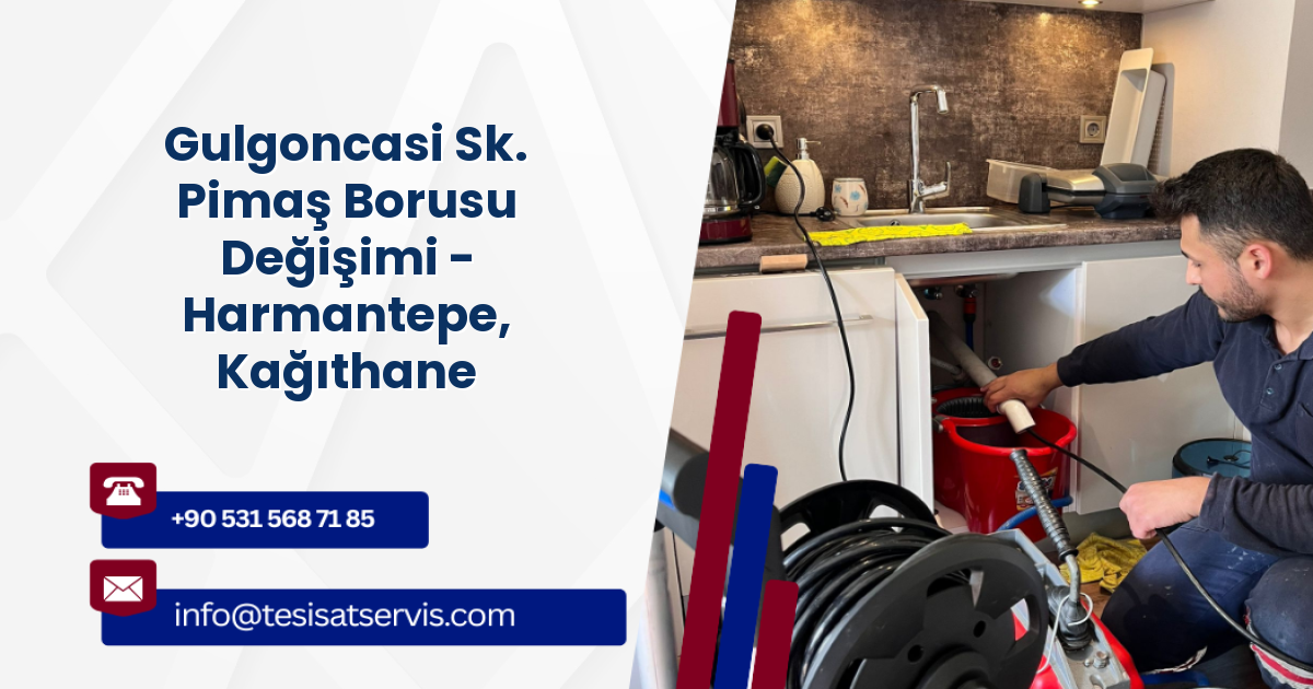 Gulgoncasi Sk. Pimaş Borusu Değişimi - Harmantepe, Kağıthane