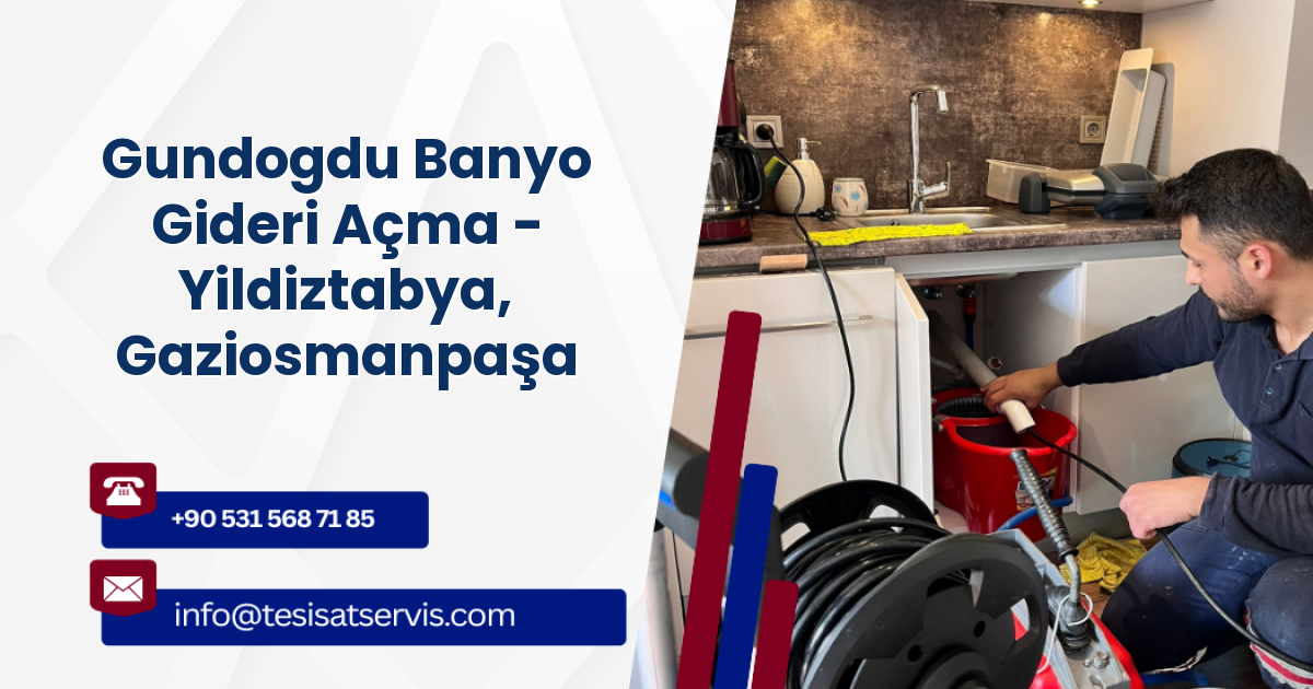 Gundogdu Banyo Gideri Açma - Yildiztabya, Gaziosmanpaşa