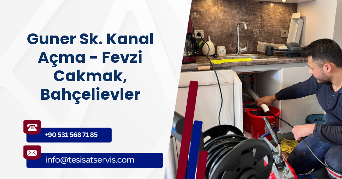 Guner Sk. Kanal Açma - Fevzi Cakmak, Bahçelievler
