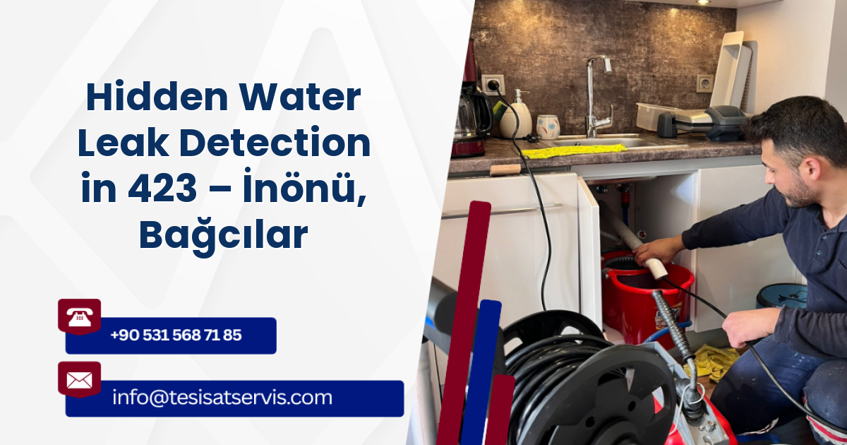 Hidden Water Leak Detection in 423 – İnönü, Bağcılar