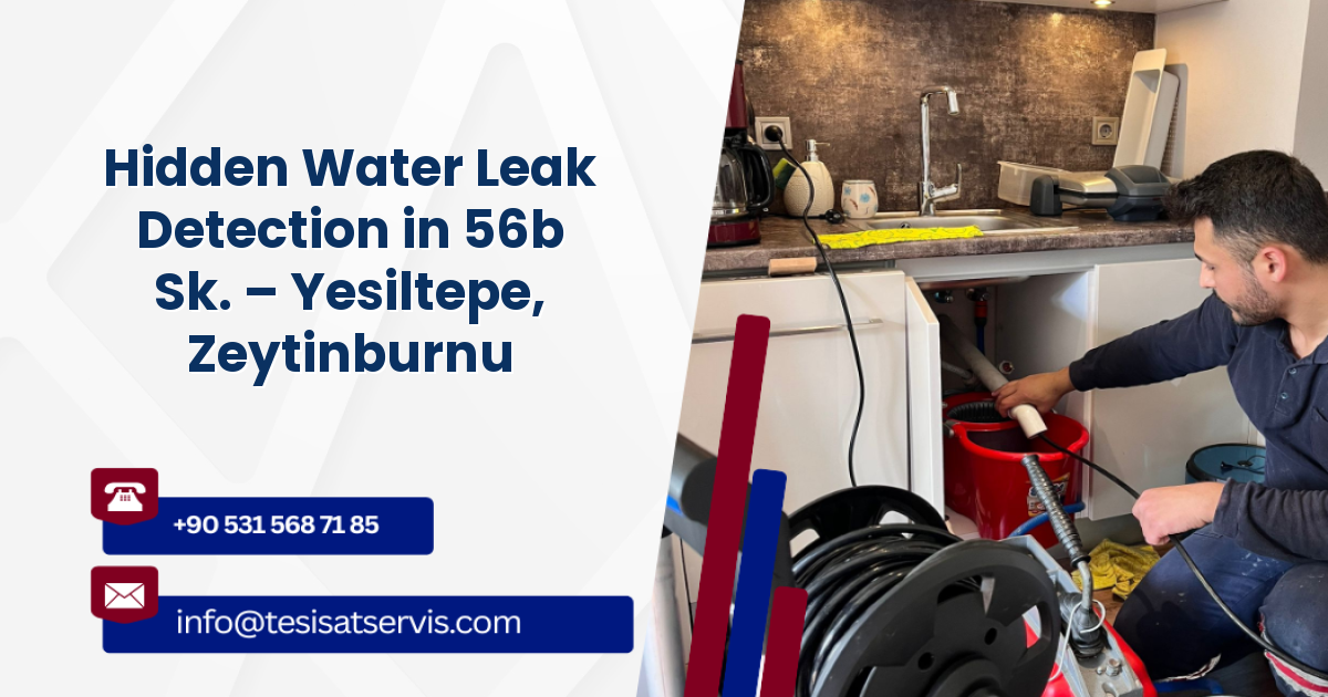 Hidden Water Leak Detection in 56b Sk. – Yesiltepe, Zeytinburnu