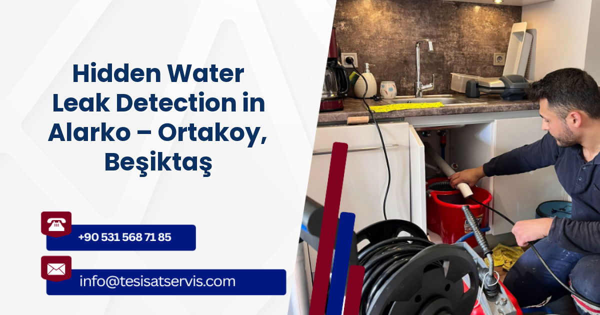 Hidden Water Leak Detection in Alarko – Ortakoy, Beşiktaş