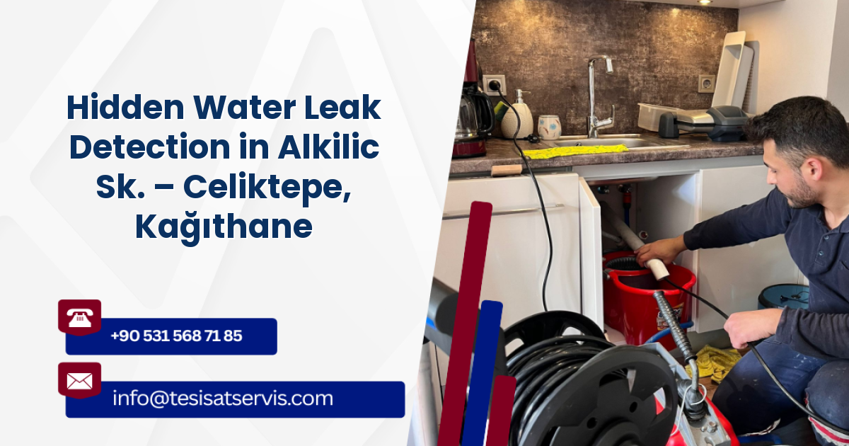 Hidden Water Leak Detection in Alkilic Sk. – Celiktepe, Kağıthane