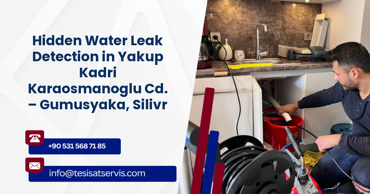 Hidden Water Leak Detection in Yakup Kadri Karaosmanoglu Cd. – Gumusyaka, Silivri
