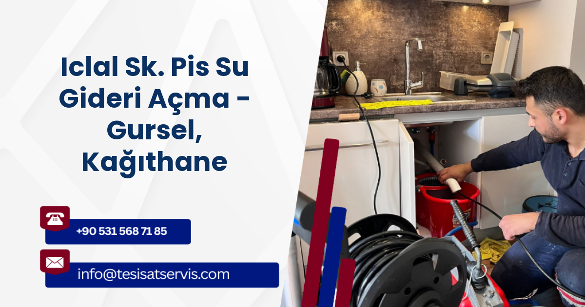 Iclal Sk. Pis Su Gideri Açma - Gursel, Kağıthane