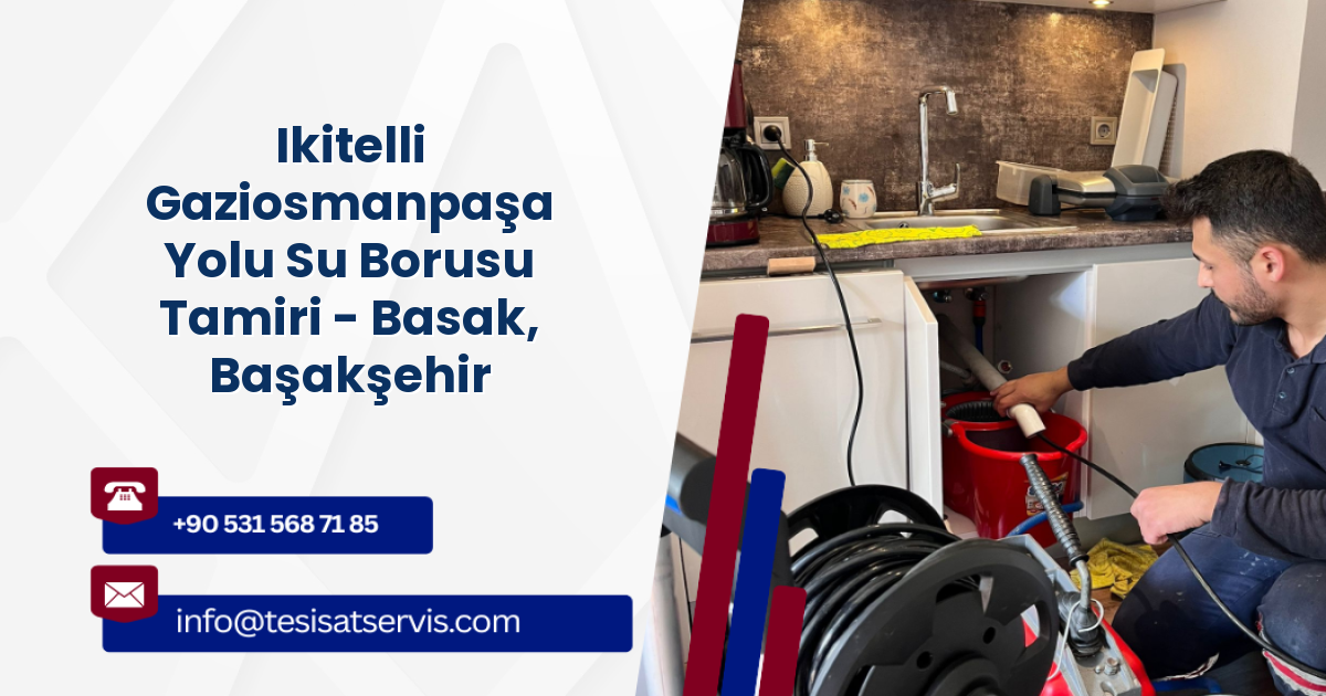 Ikitelli Gaziosmanpaşa Yolu Su Borusu Tamiri - Basak, Başakşehir