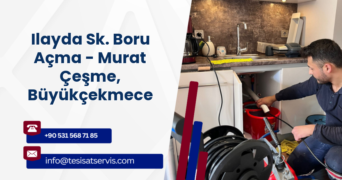 Ilayda Sk. Boru Açma - Murat Çeşme, Büyükçekmece