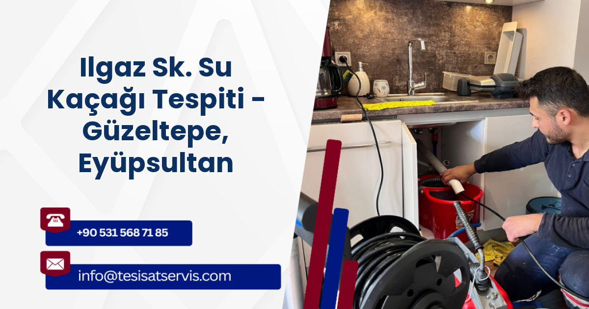 Ilgaz Sk. Su Kaçağı Tespiti - Güzeltepe, Eyüpsultan