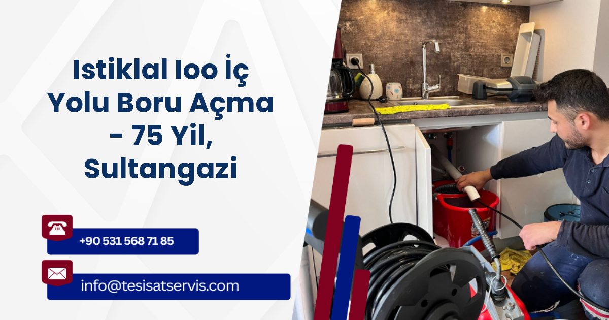 Istiklal Ioo İç Yolu Boru Açma - 75 Yil, Sultangazi