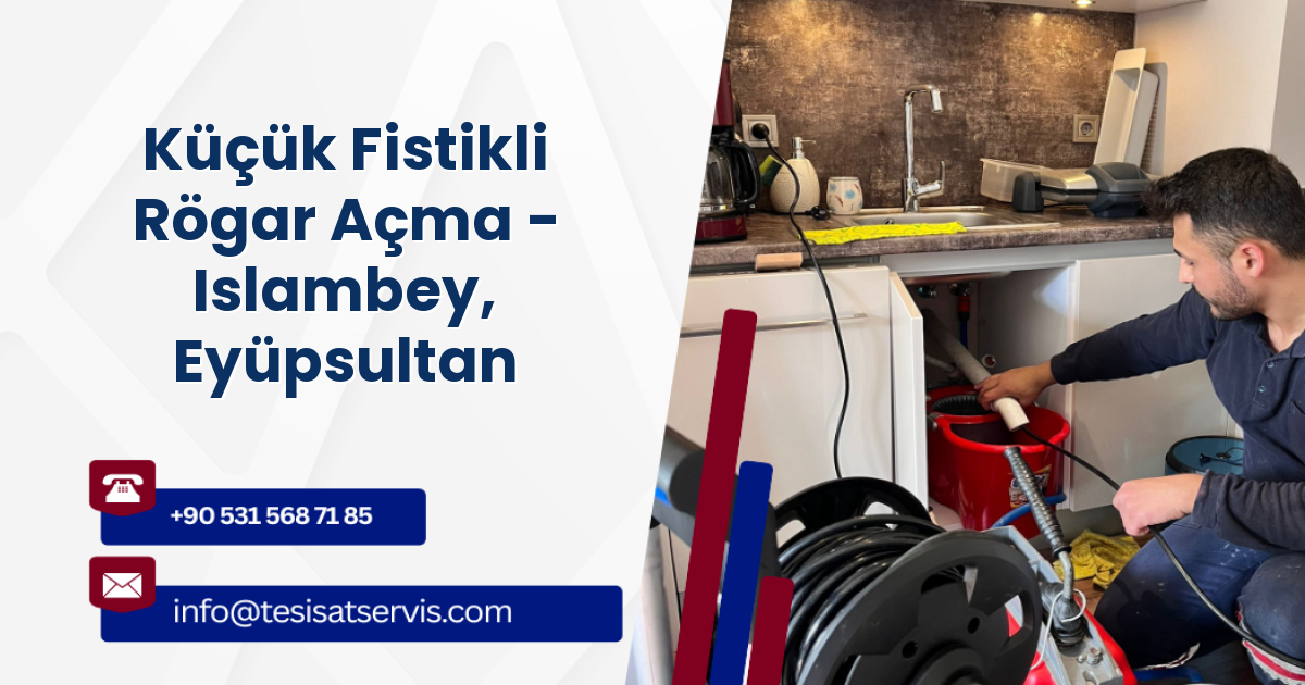 Küçük Fistikli Rögar Açma - Islambey, Eyüpsultan