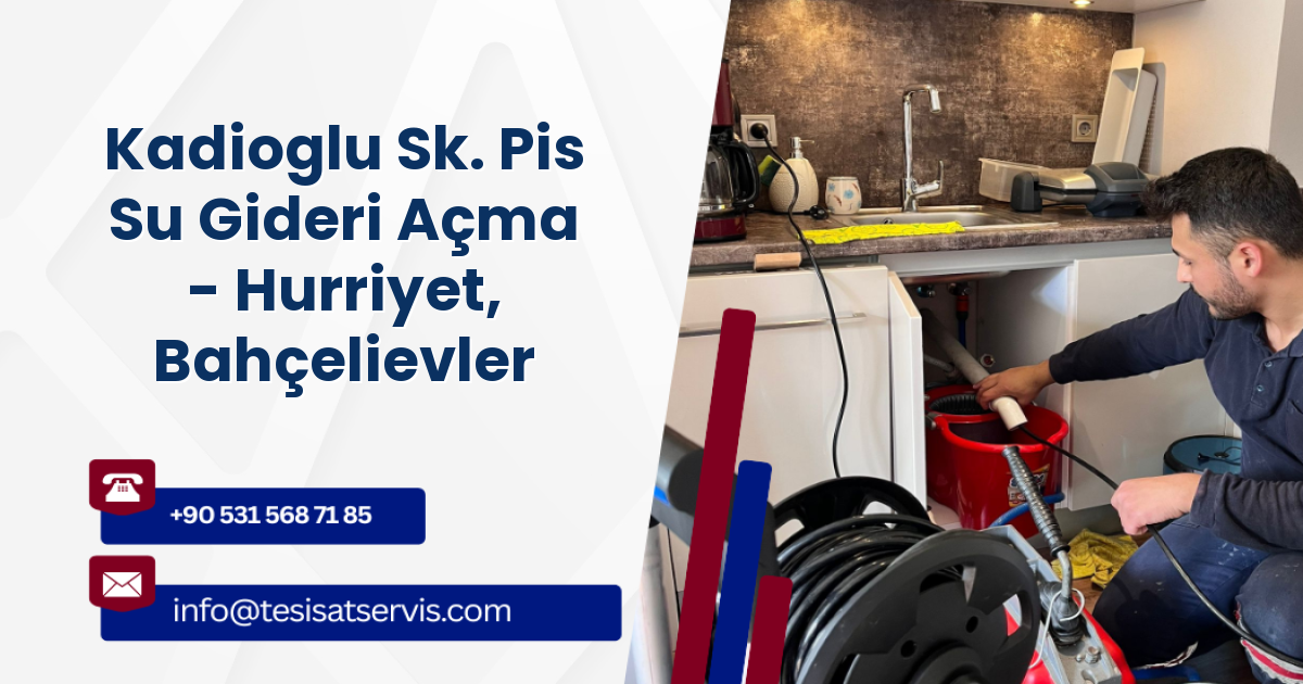 Kadioglu Sk. Pis Su Gideri Açma - Hurriyet, Bahçelievler