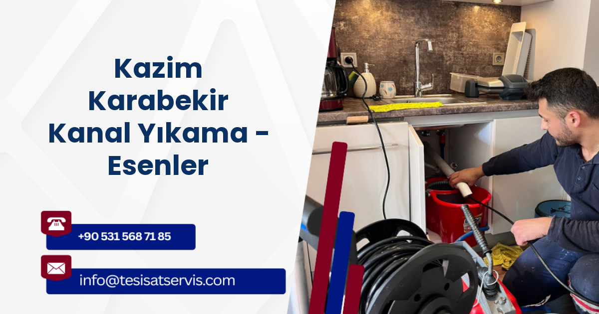 Kazim Karabekir Kanal Yıkama - Esenler