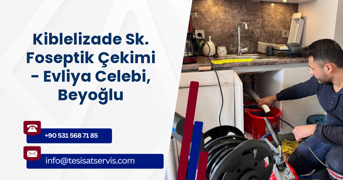 Kiblelizade Sk. Foseptik Çekimi - Evliya Celebi, Beyoğlu