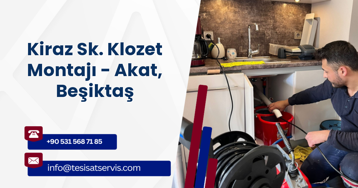 Kiraz Sk. Klozet Montajı - Akat, Beşiktaş