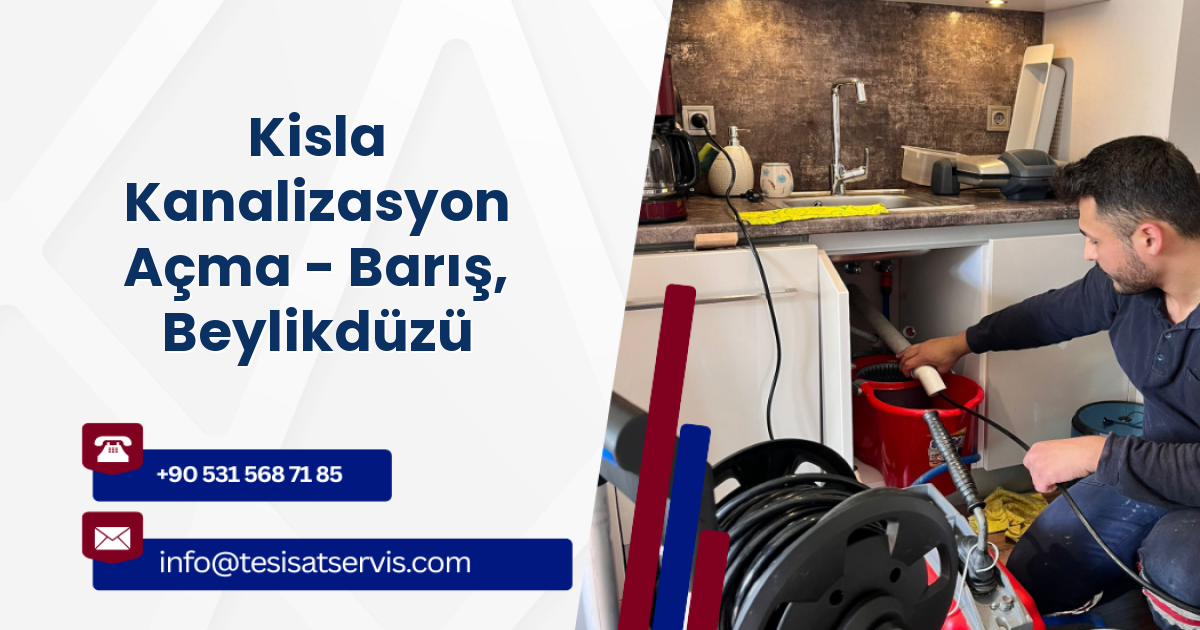 Kisla Kanalizasyon Açma - Barış, Beylikdüzü