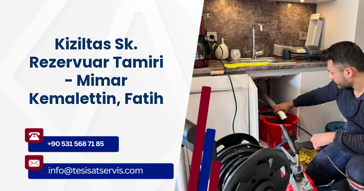 Kiziltas Sk. Rezervuar Tamiri - Mimar Kemalettin, Fatih