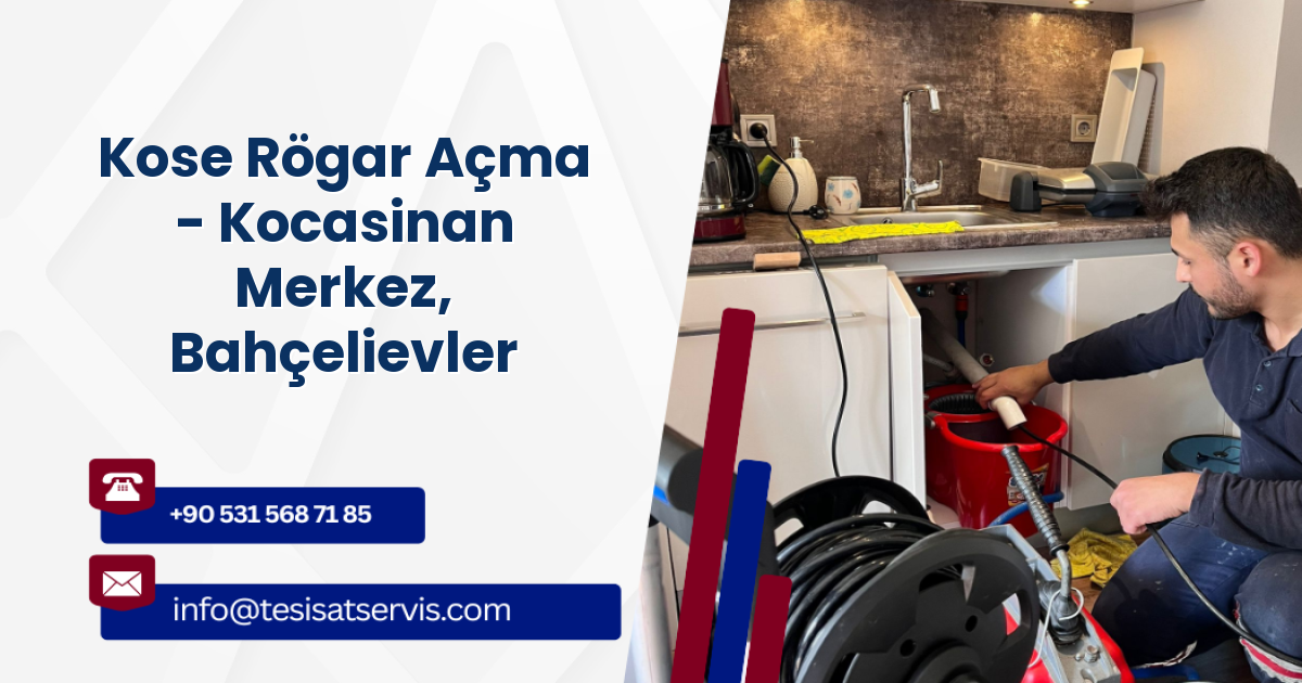 Kose Rögar Açma - Kocasinan Merkez, Bahçelievler