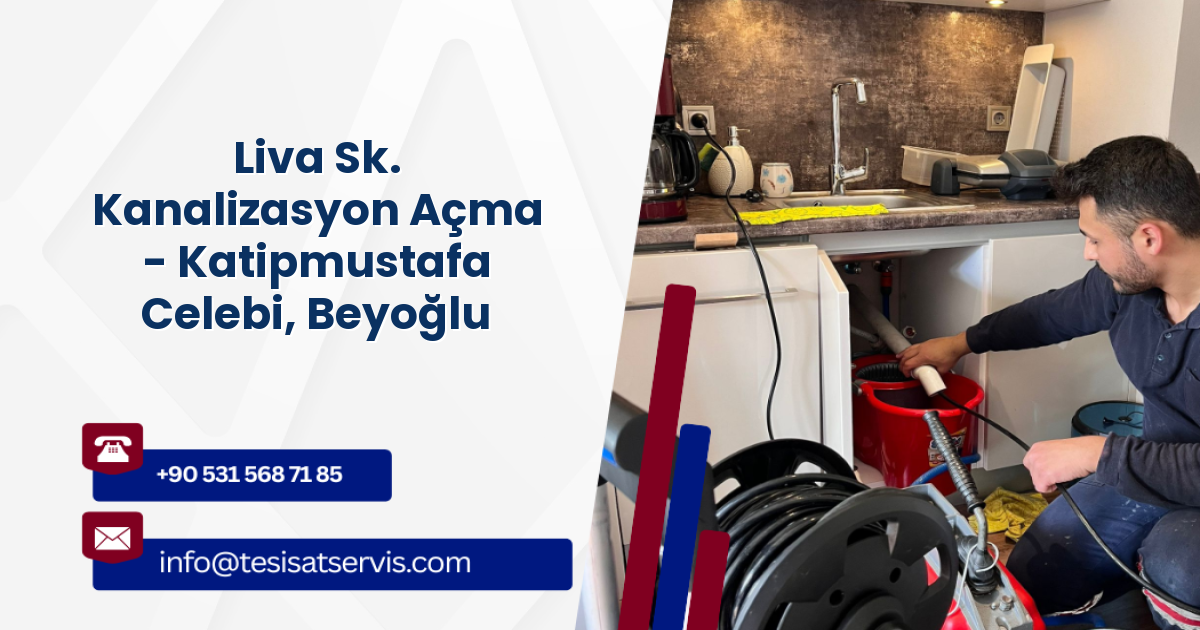 Liva Sk. Kanalizasyon Açma - Katipmustafa Celebi, Beyoğlu