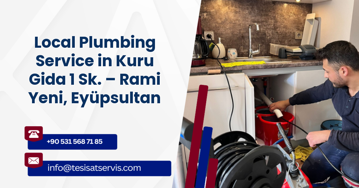 Local Plumbing Service in Kuru Gida 1 Sk. – Rami Yeni, Eyüpsultan