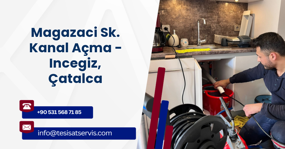 Magazaci Sk. Kanal Açma - Incegiz, Çatalca
