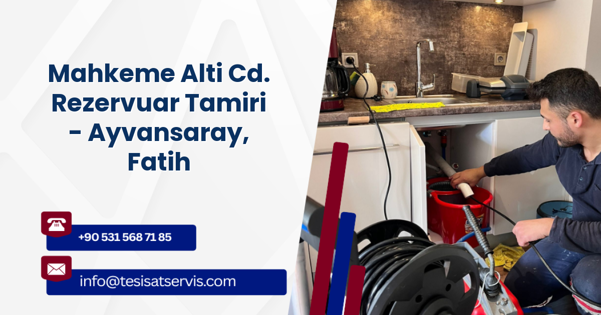 Mahkeme Alti Cd. Rezervuar Tamiri - Ayvansaray, Fatih