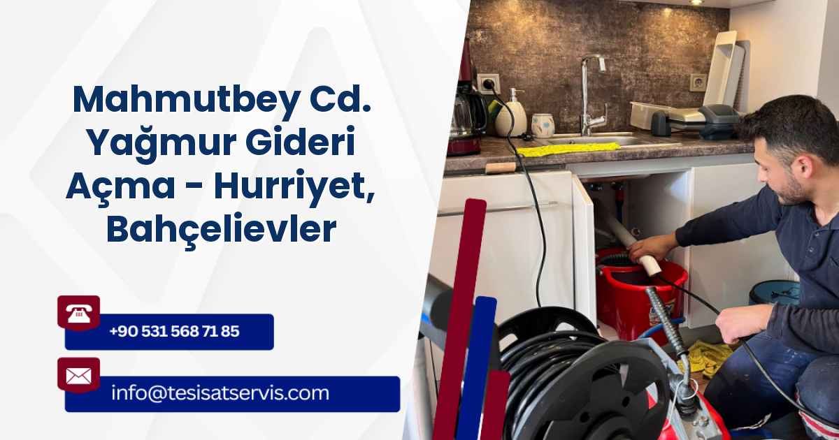 Mahmutbey Cd. Yağmur Gideri Açma - Hurriyet, Bahçelievler